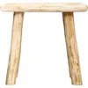 Atmosphera Holzhocker Woody Beige  Beige One Size Produktbild-Vorschau 2