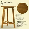 CASARIA® Stehtisch 2er Set Holz Klappbar 110cm Hoch 80 cm Produktbild-Vorschau 3