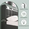 Polsterbett mit  USB  Kopfteil und LED und 4 Produktbild-Vorschau 6