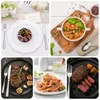 A collage of food and table settings, showcasing cutlery and meals. Produktbild-Vorschau