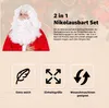 2 en 1 - Kit Barbe de Père Noël - comme déguisement pour le Voir les images du produit 2
