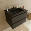 LOMAZOO Badezimmermöbel Mattschwarz 60 cm [MARENZA] - Produktbild-Vorschau 8