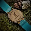 Holzwerk KAHLA große Damen Holz Uhr mit Leder Armband in Produktbild-Vorschau 4