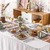Lucenzo jídelní soupravy – 4 osoby – 16 dílů – zelená – Náhled obrázku produktu 5