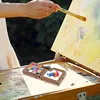 Skizzenbuch Palette aus Holz, Tragbare Aquarell Palette 15 Produktbild-Vorschau 5