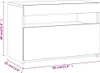 vidaXL TV-Schrank mit LED-Leuchten Räuchereiche 60x35x40 cm Produktbild-Vorschau 4