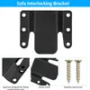10Pcs Sectional Couch Connectors, Universal Sectional Sofa Voir les images du produit 7