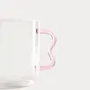 HOMLA ZIGRA Glas mit gewelltem rosa Stiel 0,4 l Produktbild-Vorschau 2