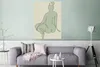 MuchoWow® Poster Frau - Grün - Linienkunst - Abstrakt Produktbild-Vorschau 5