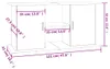 vidaXL Aquariumständer Räuchereiche 121x41x58 cm Produktbild-Vorschau 8