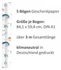5 Bögen Geschenkpapier Meerestiere bunt Aquarell - 1,60€/qm Produktbild-Vorschau 3