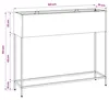 vidaXL Hochbeet Gartenpflanzer Anthrazit 100 x 26 x 82 cm Produktbild-Vorschau 8