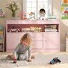 COSTWAY Mobile porta giocattoli per bambini, scaffale per Anteprima dell’immagine prodotto 2