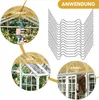 Collage of images showing greenhouse clips being used in different greenhouse applications. Produktbild-Vorschau