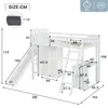 Flieks patrová postel 90x200cm se skříní, dětská postel se Náhled obrázku produktu 4