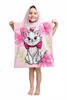 Disney Marie Cat "Pink Flower" kúpacie pončo s kapucňou, Náhľad obrázku produktu 2