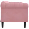 2-Sitzer Sofa Samt Rosa 182 x 77 x 74 cm Produktbild-Vorschau 5