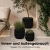 Mica Decorations Peta Pots de fleurs – Lot de 3 – Pots pour Voir les images du produit 5