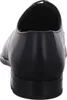 The back view of a black leather shoe. Produktbild-Vorschau
