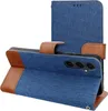 Housse en jean pour téléphone portable compatible avec le Voir les images du produit 2