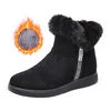 Gefütterte Schlupfstiefel Warme Winterstiefel Damen, Produktbild-Vorschau 1