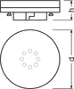 Radium LED Reflektorlampe, 230V, GX53, Ø75mm, 470lm, 2700K, Produktbild-Vorschau 5