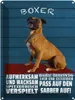vianmo Blechschild 40x30 cm Boxer Hund aufmerksam wachsam Produktbild-Vorschau 1