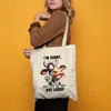 I'm Sorry Did I Roll My Eyes Out Loud Jutebeutel Lustige Produktbild-Vorschau 4