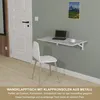 Skládací stůl na zeď Stolová deska 80x50 cm v betonovém Náhled obrázku produktu 3