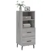 [Home] Sideboard Grau Sonoma 34,5x34x90 cm Holzwerkstoff , Produktbild-Vorschau 3