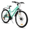 Hiland 26 Zoll Damen Mountainbike, 18 Gänge Federgabel MTB Produktbild-Vorschau 1