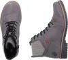 A pair of grey boots shown from two different angles against a white background. Náhled obrázku produktu