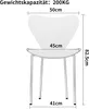 A diagram of a chair with dimensions and weight capacity indicated. Produktbild-Vorschau