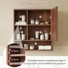 COSTWAY Spiegelschrank, Badschrank mit offenen Fächern, Produktbild-Vorschau 5