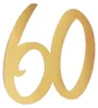 Goldene Deko-Zahlen '60' für Geburtstag & Jubiläum, 4er Produktbild-Vorschau 1