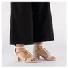 Rieker Damen Sandale Sandalette Strass Metallic Blockabsatz Produktbild-Vorschau 2