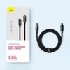 Baseus Tungsten Gold Ladekabel Datenkabel Type-C 240W 3m Produktbild-Vorschau 25