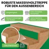 Terrassentreppe aus Lärche Treppe Stufen Wangentreppe Produktbild-Vorschau 2