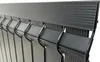 PVC-Sichtschutzlamellen-Set 6m CINTO H.190cm grau Produktbild-Vorschau 3