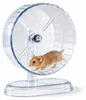 Hamsterrad leise 21cm transparent Kugellager geräuscharm Produktbild-Vorschau 1