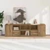 vidaXL Eckregal Artisan-Eichen-Optik 160x40x45 cm Produktbild-Vorschau 3