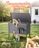 VEVOR Katzenhaus Outdoor 870 x 535 x 690 mm, Katzenhütte Produktbild-Vorschau 5