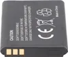 A close-up, angled view of a black battery pack with text and symbols printed on it. Produktbild-Vorschau
