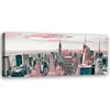 Leinwandbild Wolkenkratzer in New York 90x30 Feeby Grau Produktbild-Vorschau 1