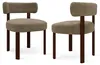 COLAMY Set da 2 sedie da pranzo in legno massello, design Anteprima dell’immagine prodotto 1