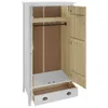 vidaXL Armoire avec 2 portes Hill Range blanc 89x50x170 cm Voir les images du produit 3