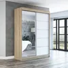 Schwebetürenschrank, 2-türig Schrank 160 cm mit Spiegel GAP Produktbild-Vorschau 1
