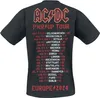 AC/DC T-Shirt PWR UP Tourshirt +Tourdate 2024 schwarz L Produktbild-Vorschau 2