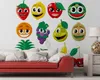 Wallario Premium Vliestapete Fototapete Obst-Smilies im Produktbild-Vorschau 2