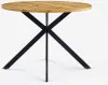 Tisch 100cm rund aus Holz mit gekreuzten Beinen Küche Produktbild-Vorschau 3